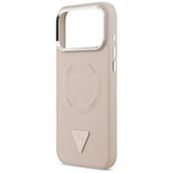 Guess Triangle Logo MagSafe-hylster til iPhone 17 Pro - pink