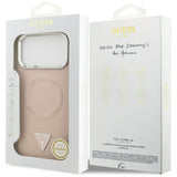 Guess Triangle Logo MagSafe-hylster til iPhone 17 Pro - pink