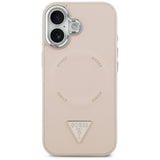 Guess Triangle Logo MagSafe-hylster til iPhone 17 - pink