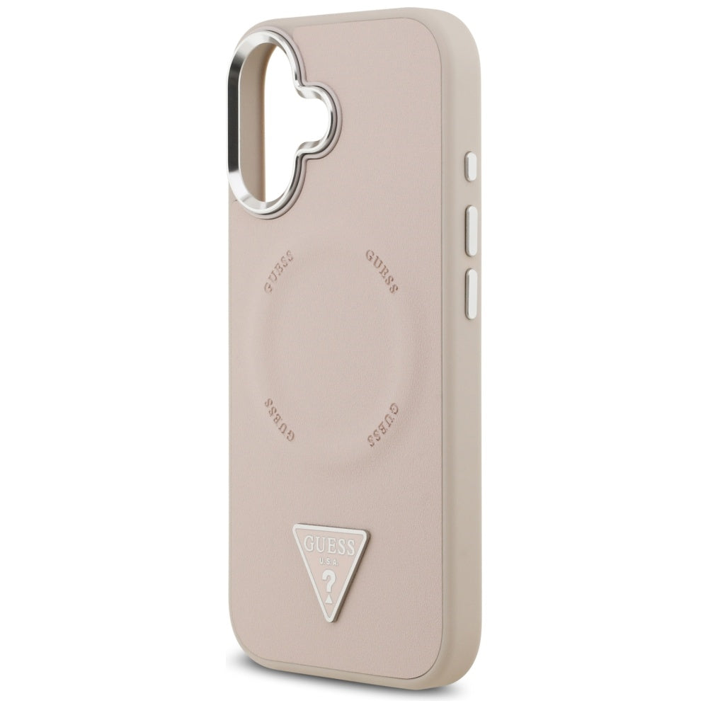 Guess Triangle Logo MagSafe-hylster til iPhone 17 - pink