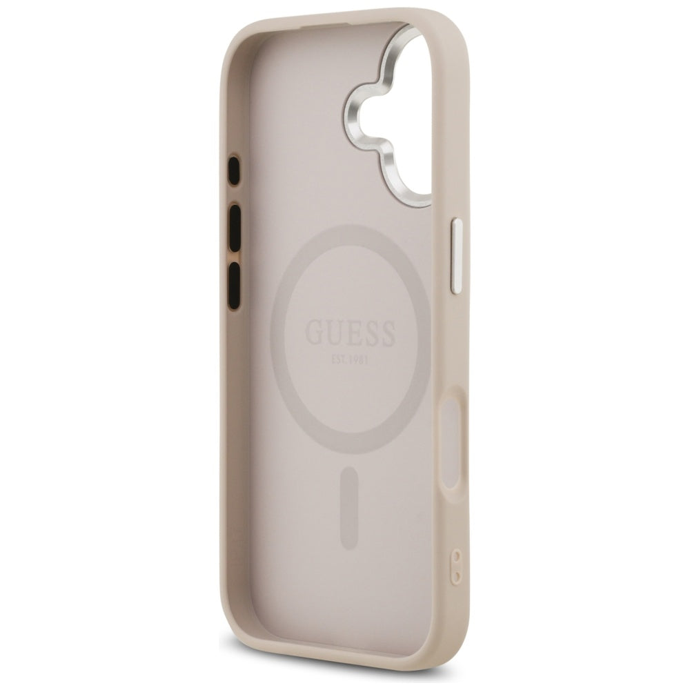 Guess Triangle Logo MagSafe-hylster til iPhone 17 - pink