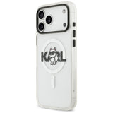Karl Lagerfeld IML Choupette Sketch Logo MagSafe Case til iPhone 17 Pro - Klar