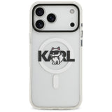 Karl Lagerfeld IML Choupette Sketch Logo MagSafe Case til iPhone 17 Pro - Klar