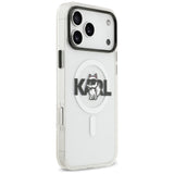 Karl Lagerfeld IML Choupette Sketch Logo MagSafe Case til iPhone 17 Pro - Klar