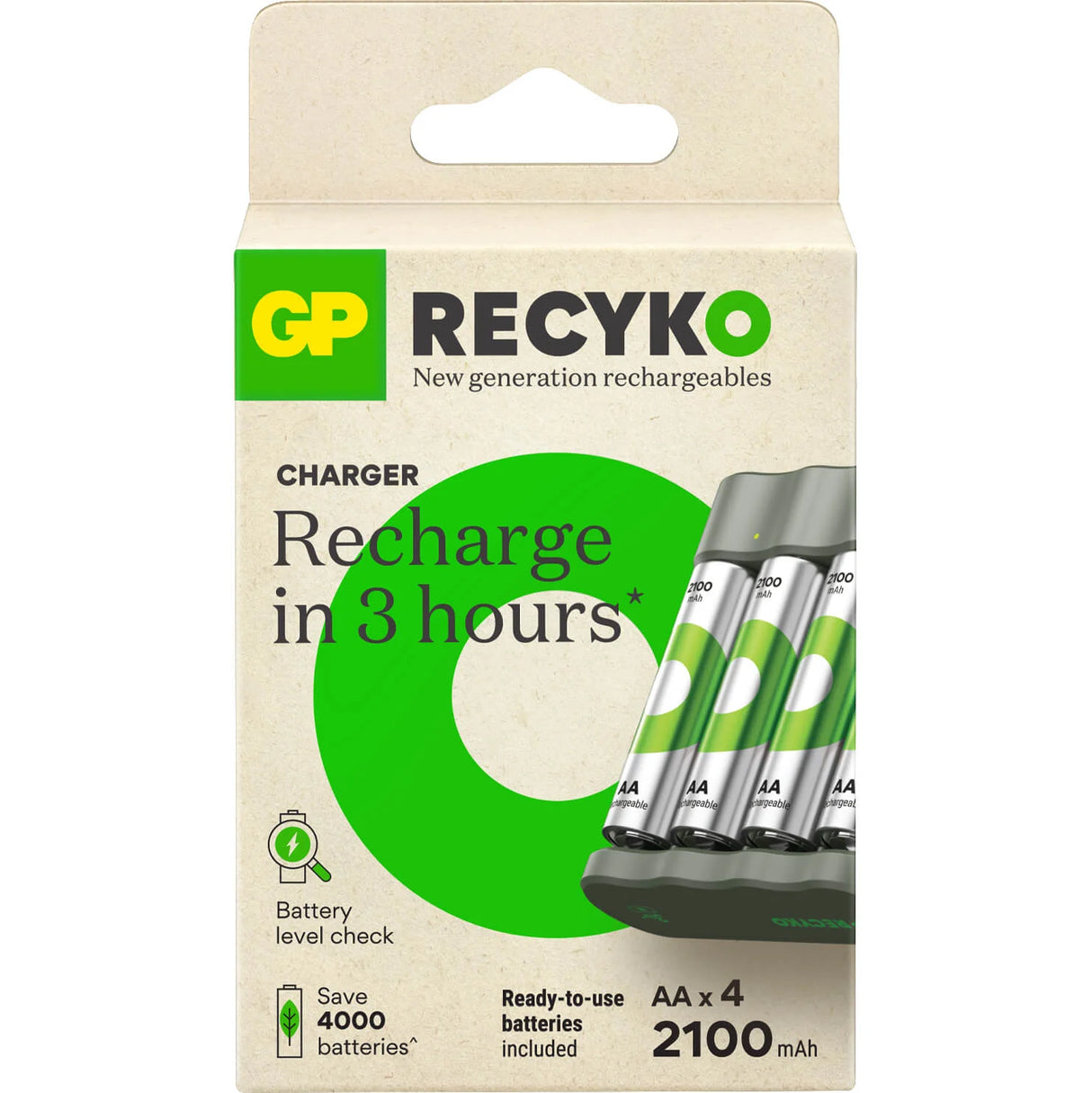 Batterioplader Everyday B441 4xAA 2100mAh