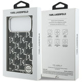 Karl Lagerfeld IML KL Monogram MagSafe Case til iPhone 17 Pro Max - sort