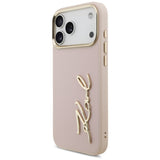 Karl Lagerfeld Karl Script Logo Case til iPhone 17 Pro Max - Pink
