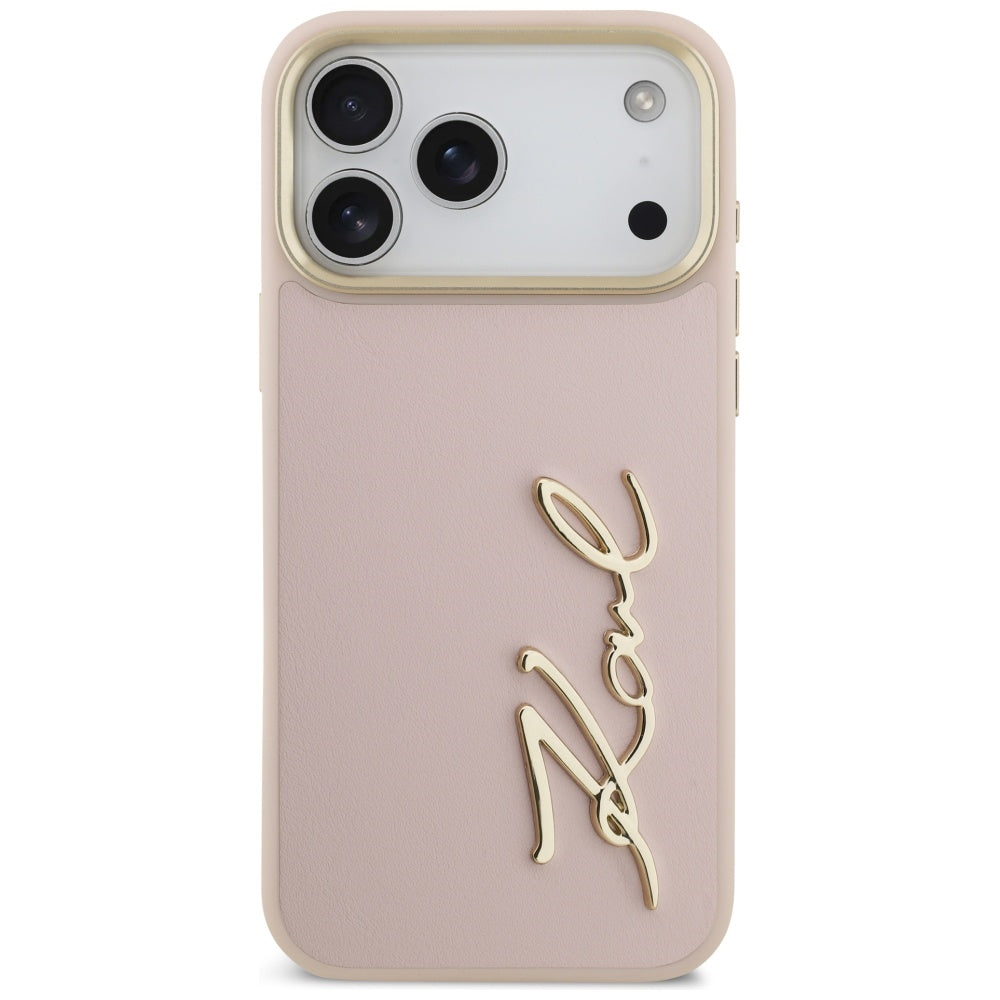 Karl Lagerfeld Karl Script Logo Case til iPhone 17 Pro Max - Pink