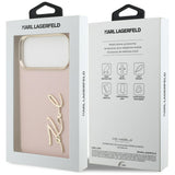 Karl Lagerfeld Karl Script Logo Case til iPhone 17 Pro Max - Pink