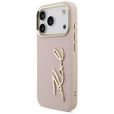Karl Lagerfeld Karl Script Logo iPhone 17 Pro Case - Pink