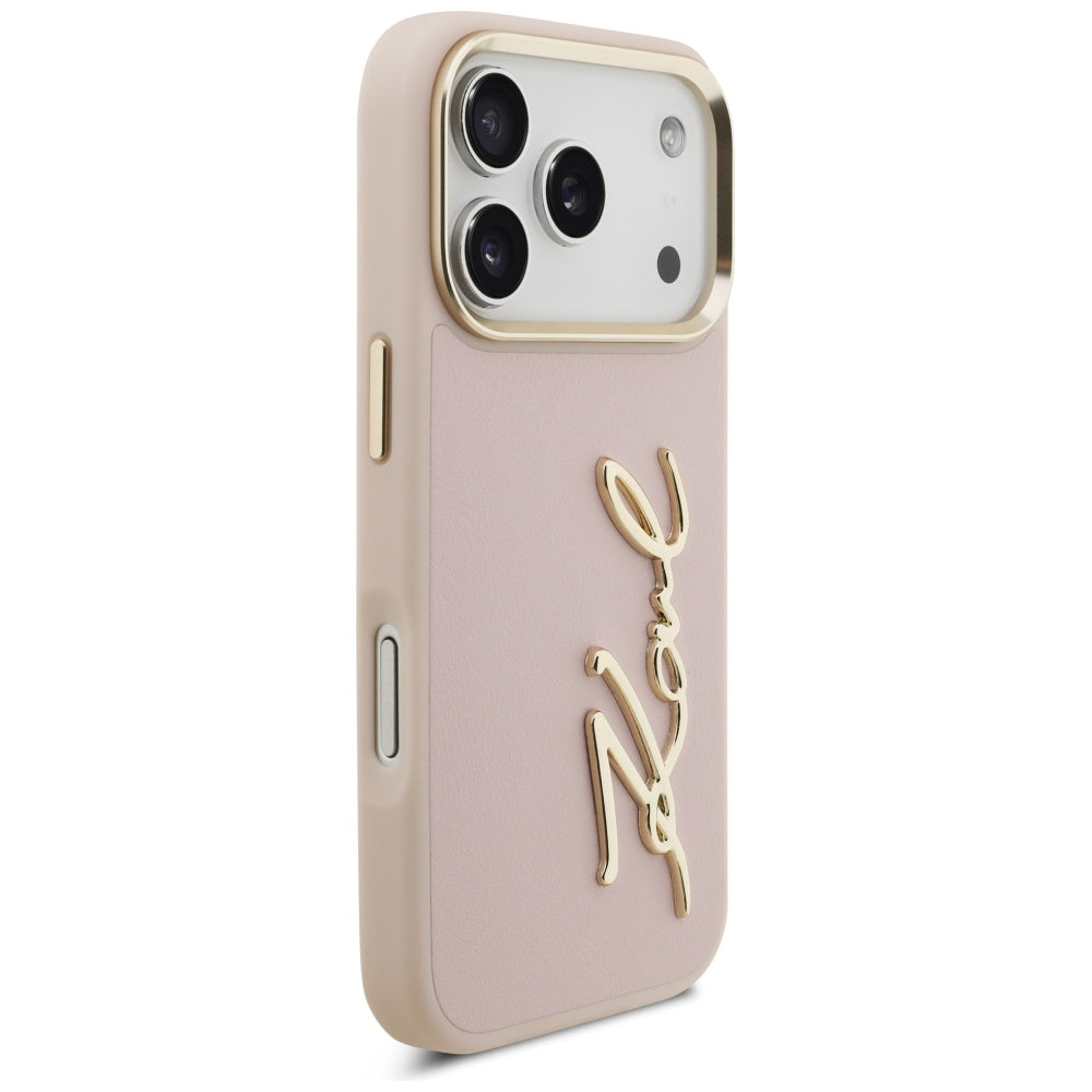 Karl Lagerfeld Karl Script Logo iPhone 17 Pro Case - Pink