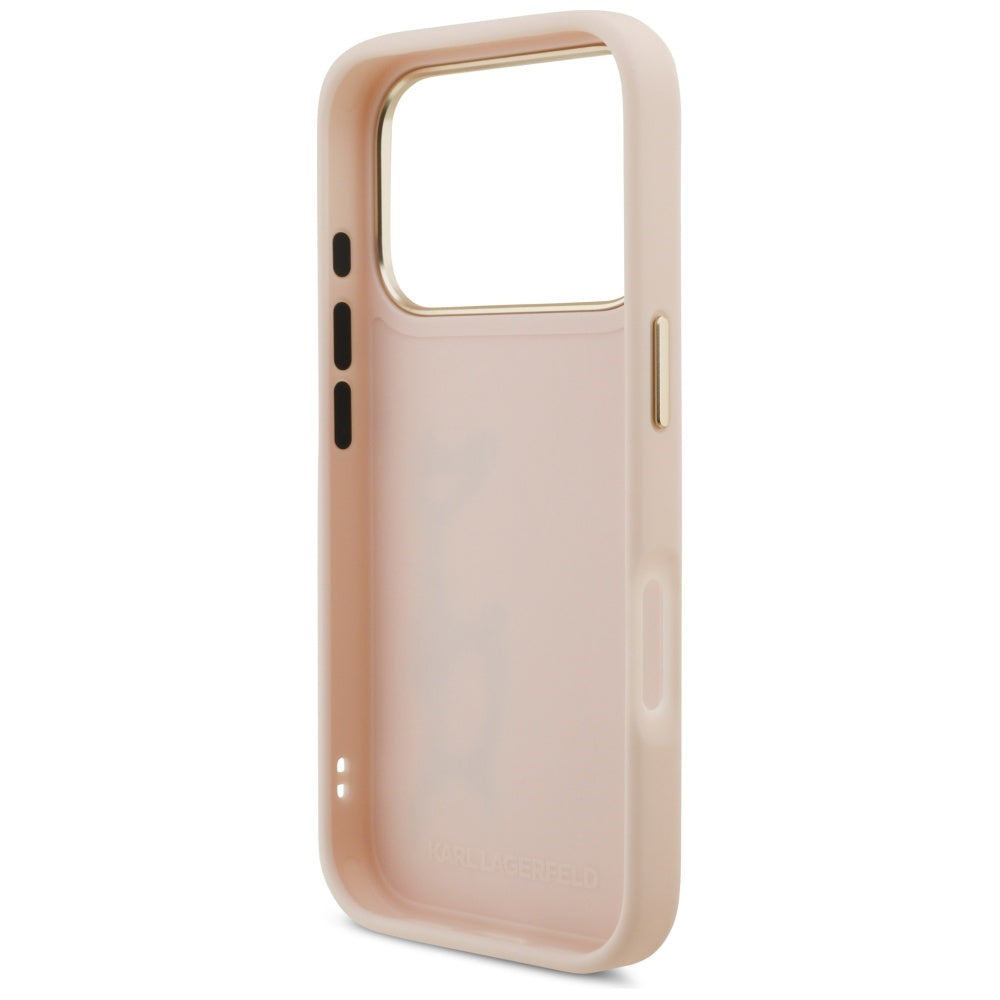 Karl Lagerfeld Karl Script Logo iPhone 17 Pro Case - Pink