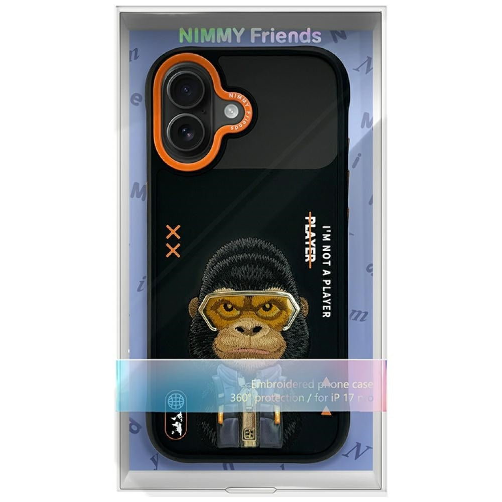 Nimmy Cool&Cute 2.0 Gorilla Case for iPhone 17 - Black