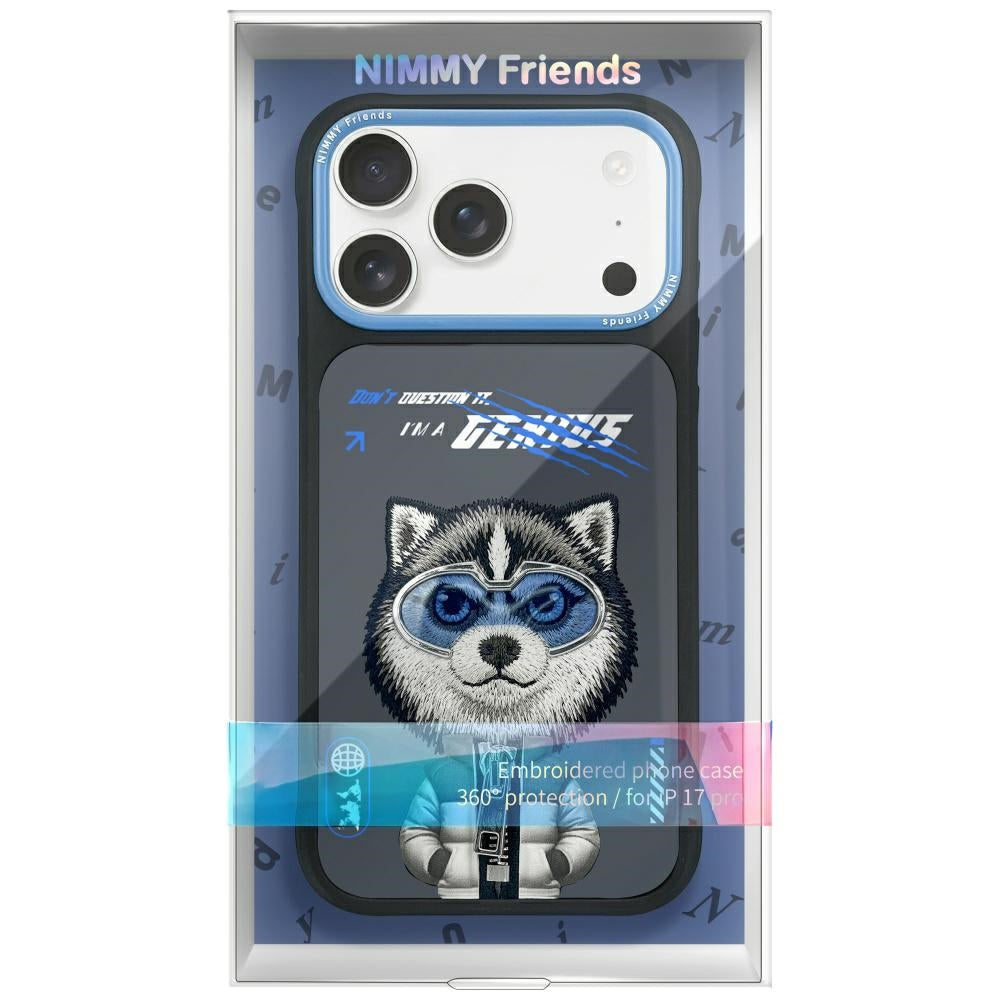 Nimmy Cool&Cute 2.0 Wolf Case for iPhone 17 Pro - Black