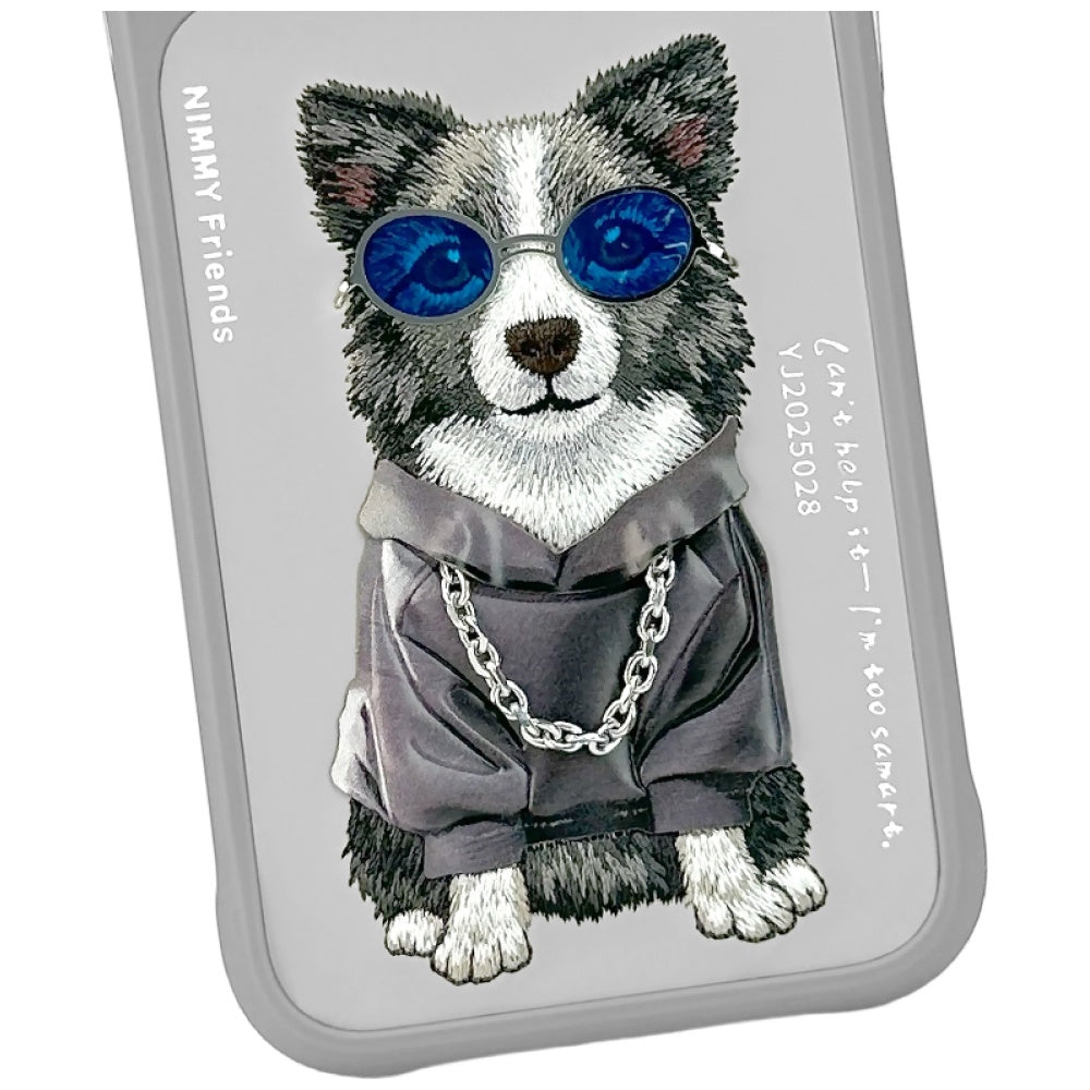 Nimmy Glasses Cool nag case for iPhone 17 Pro - gray
