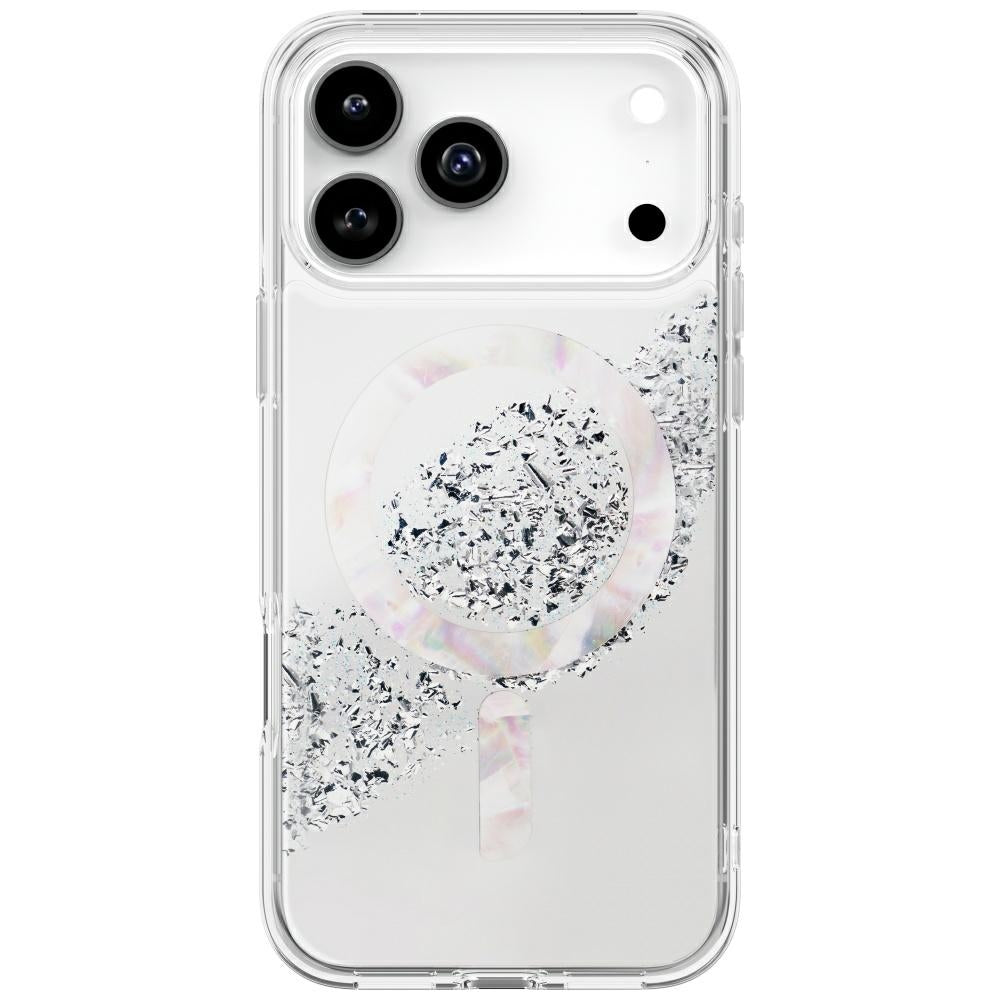 Uniq Coehl Crystelle æske til iPhone 17 Pro Max Magnetisk opladning - sølv