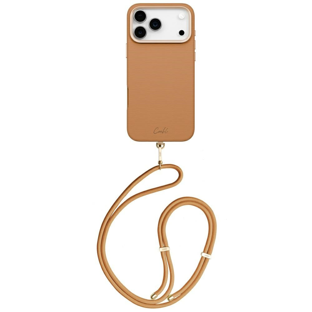 Uniq Coehl Mirelle Case til iPhone 17 Pro Max Magnetisk opladning - Brunt