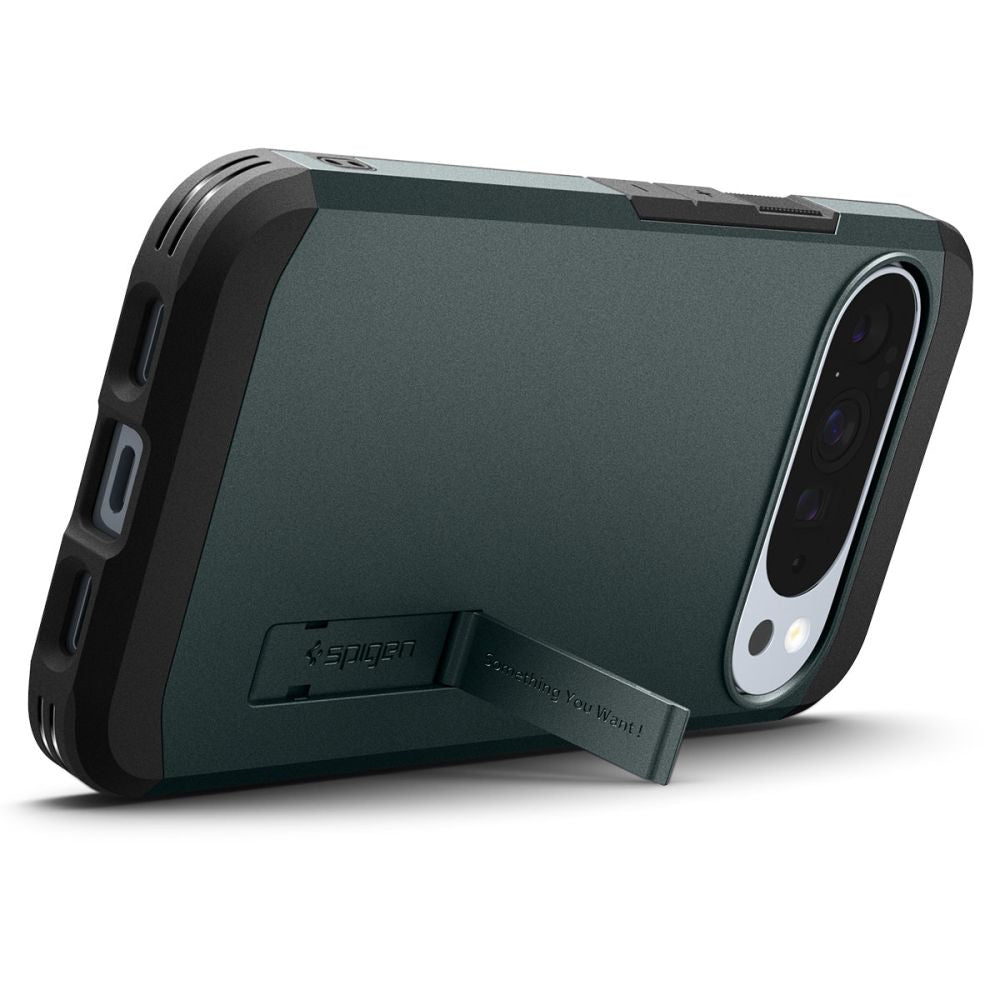 Spigen Tough Armor Mag MagSafe Case til Google Pixel 10 Pro XL - Grøn