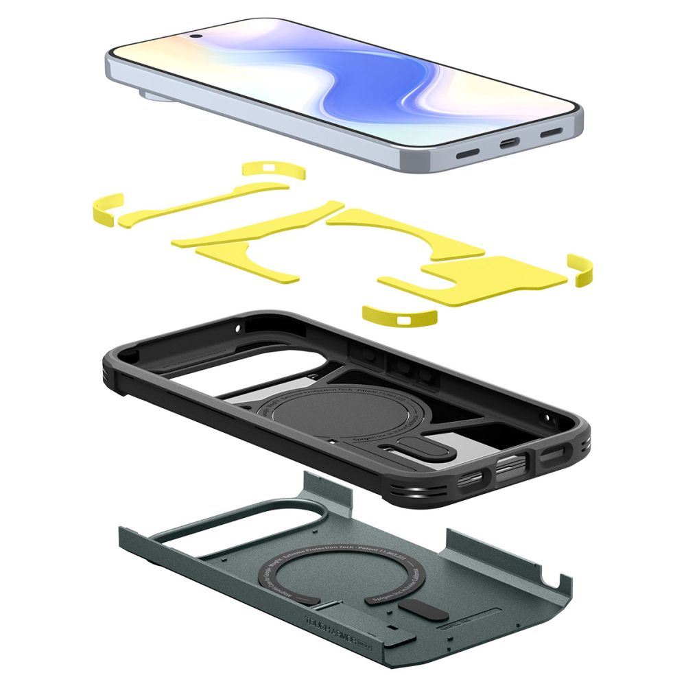 Spigen Tough Armor Mag MagSafe Case til Google Pixel 10 Pro XL - Grøn