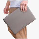 Uniq Cyprus Ridge Edition Laptop Sleeve til 14" bærbare computere, vandbestandigt neopren - grå