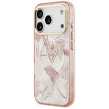 Guess Jungle Tonal Triangle MagSafe Case til iPhone 17 Pro Max - Pink