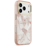 Guess Jungle Tonal Triangle MagSafe Case til iPhone 17 Pro Max - Pink