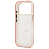Guess Jungle Tonal Triangle MagSafe Case til iPhone 17 Pro Max - Pink