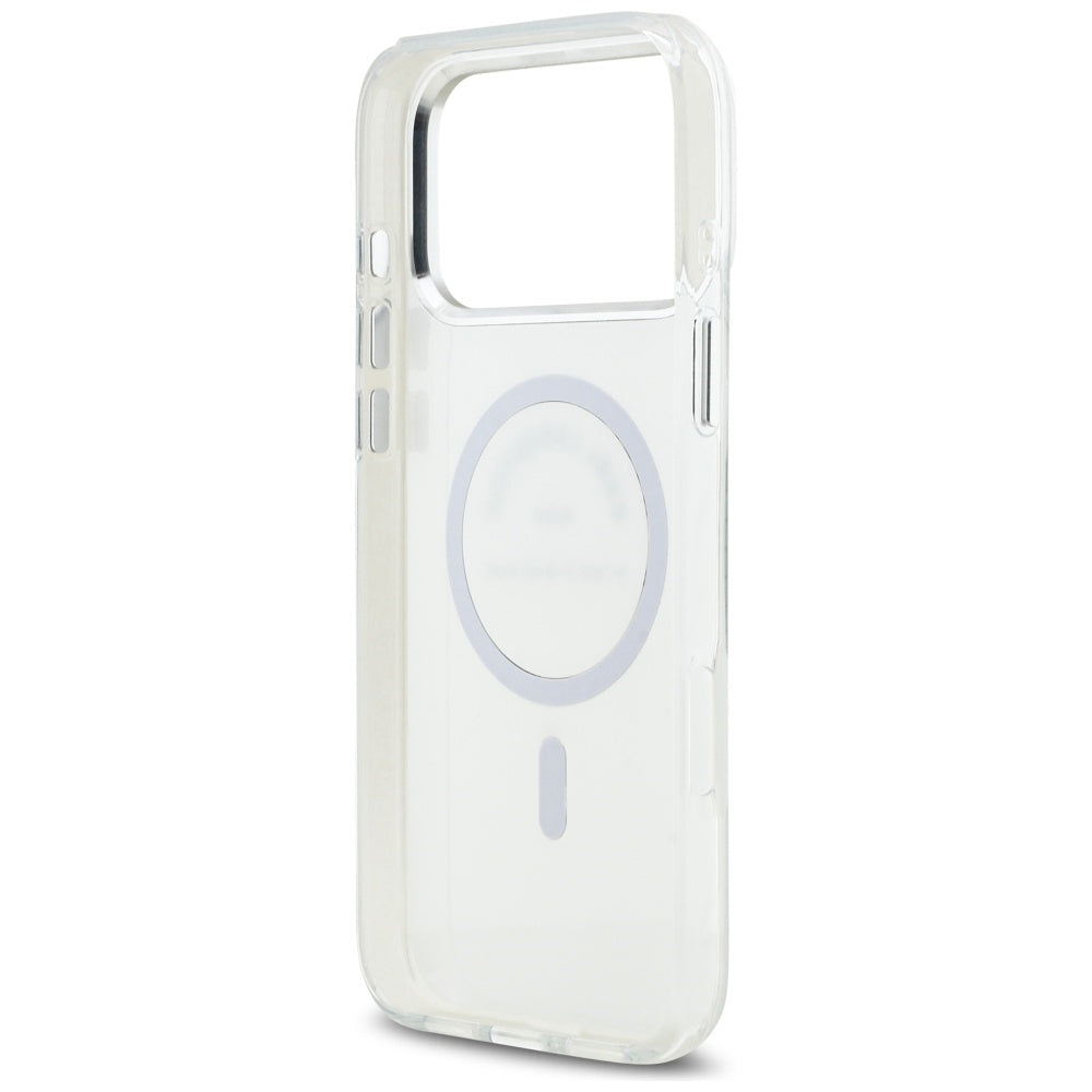 Karl Lagerfeld IML Karl RSG Logo MagSafe Case til iPhone 17 Pro Max - gennemsigtigt