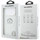 Karl Lagerfeld IML Karl RSG Logo MagSafe Case til iPhone 17 Pro Max - gennemsigtigt