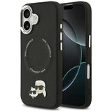 Karl Lagerfeld Karl & Choupette Pins MagSafe Case til iPhone 17 - sort