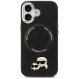 Karl Lagerfeld Karl & Choupette Pins MagSafe Case til iPhone 17 - sort