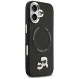 Karl Lagerfeld Karl & Choupette Pins MagSafe Case til iPhone 17 - sort