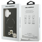 Karl Lagerfeld Karl & Choupette Pins MagSafe Case til iPhone 17 - sort