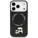 Karl Lagerfeld Karl & Choupette Pins MagSafe Case til iPhone 17 Pro Max - sort
