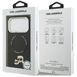 Karl Lagerfeld Karl & Choupette Pins MagSafe Case til iPhone 17 Pro Max - sort