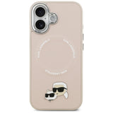 Karl Lagerfeld Karl & Choupette Pins MagSafe Case til iPhone 17 Pink
