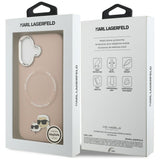 Karl Lagerfeld Karl & Choupette Pins MagSafe Case til iPhone 17 Pink
