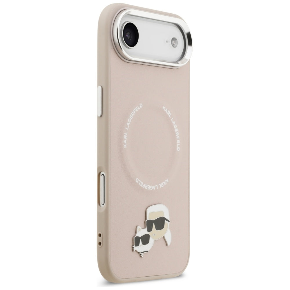 Karl Lagerfeld Karl & Choupette Pins MagSafe Case til iPhone Air Pink