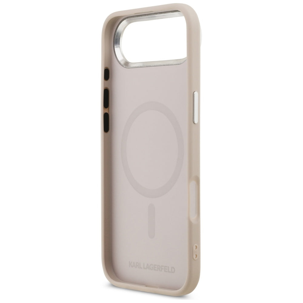 Karl Lagerfeld Karl & Choupette Pins MagSafe Case til iPhone Air Pink