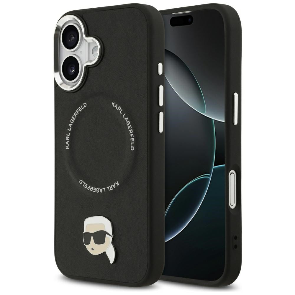 Karl Lagerfeld Karl Pin MagSafe Case til iPhone 17 - sort
