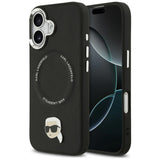 Karl Lagerfeld Karl Pin MagSafe Case til iPhone 17 - sort