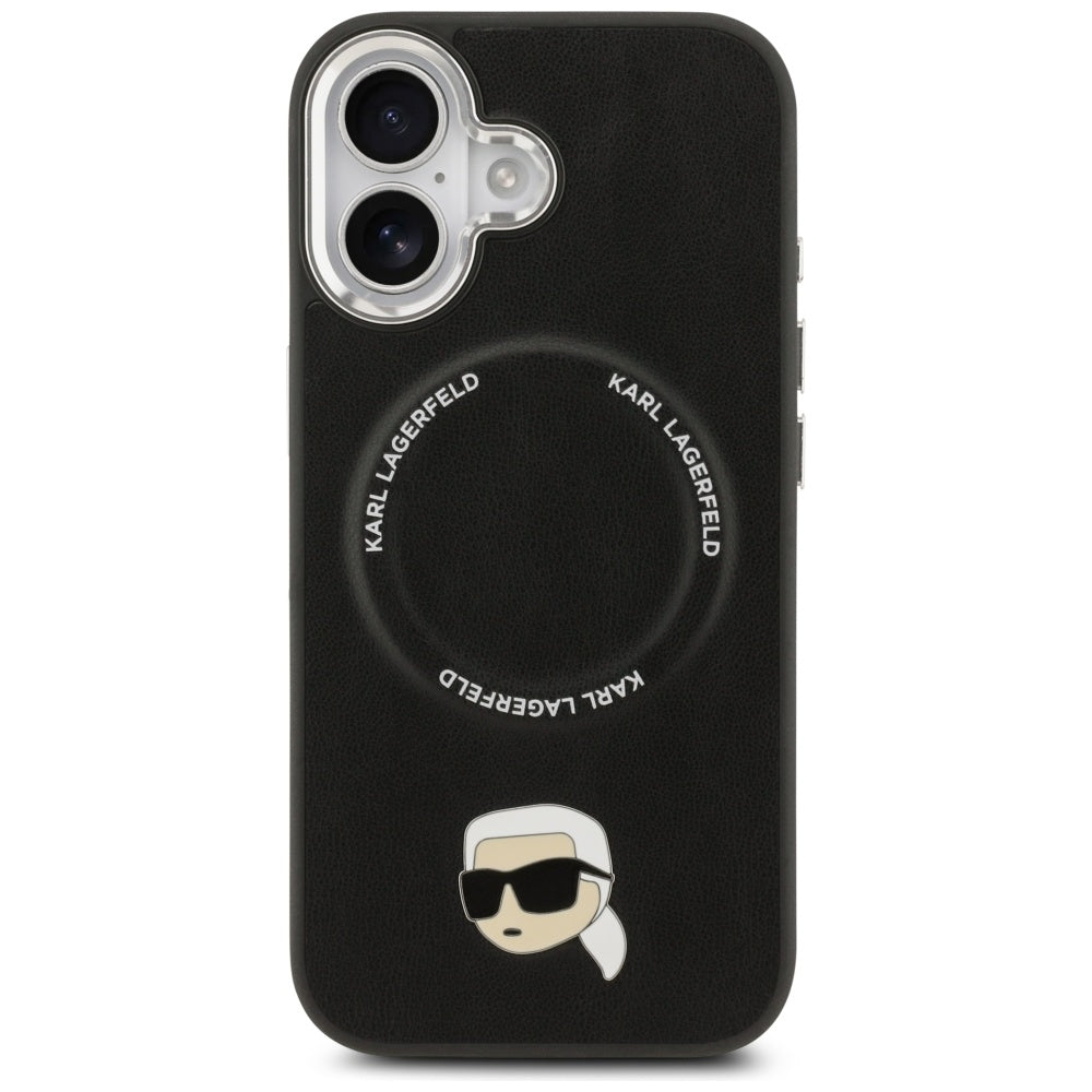 Karl Lagerfeld Karl Pin MagSafe Case til iPhone 17 - sort