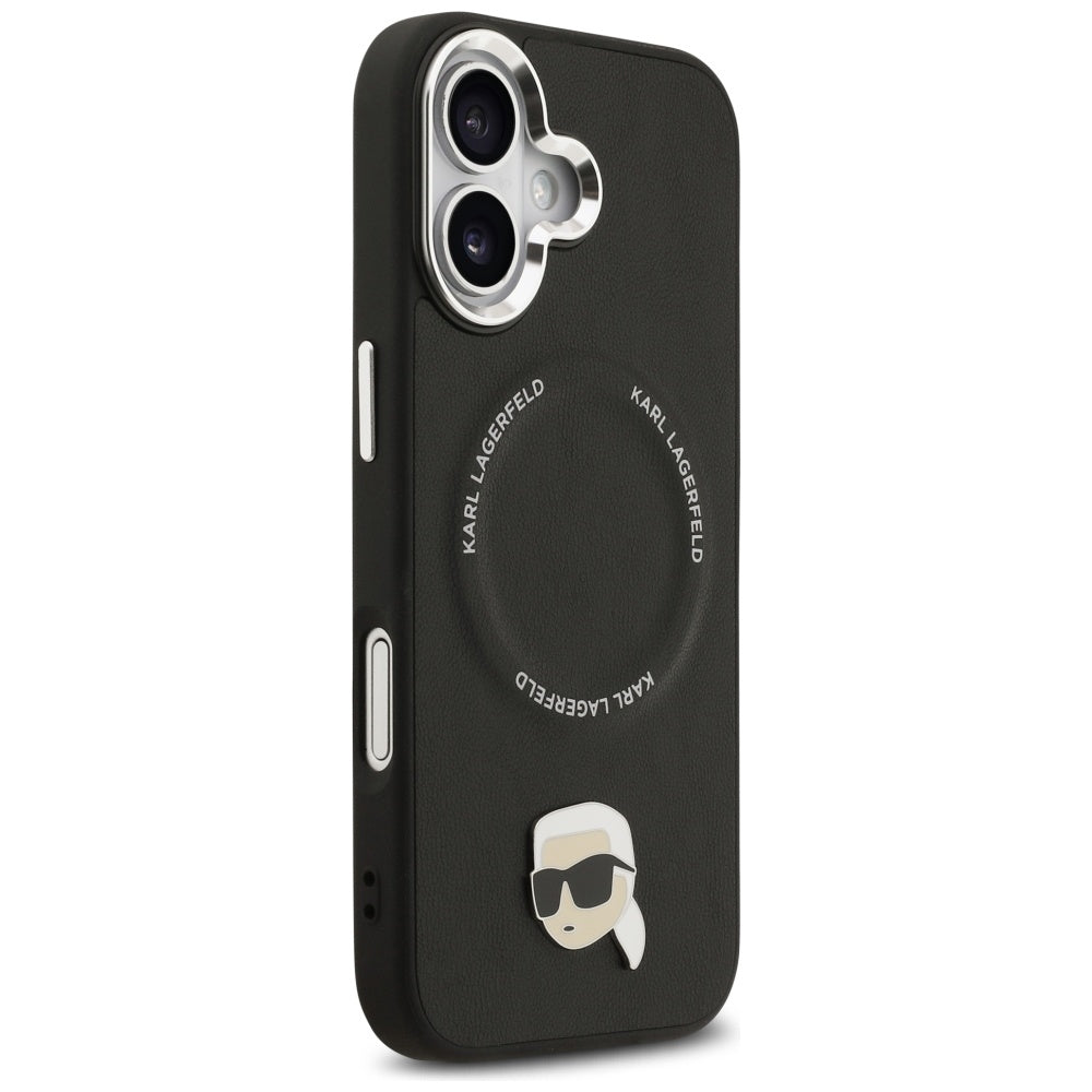 Karl Lagerfeld Karl Pin MagSafe Case til iPhone 17 - sort