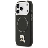 Karl Lagerfeld Karl Pin MagSafe Case til iPhone 17 Pro - sort