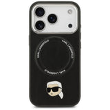 Karl Lagerfeld Karl Pin MagSafe Case til iPhone 17 Pro - sort
