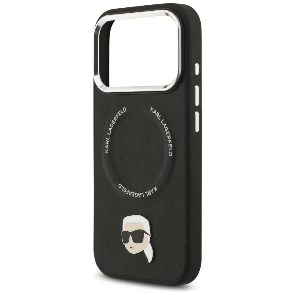 Karl Lagerfeld Karl Pin MagSafe Case til iPhone 17 Pro Max - sort