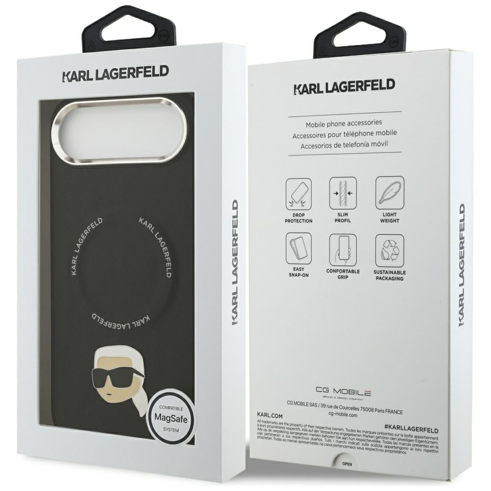 Karl Lagerfeld Karl Pin MagSafe Case til iPhone Air - sort