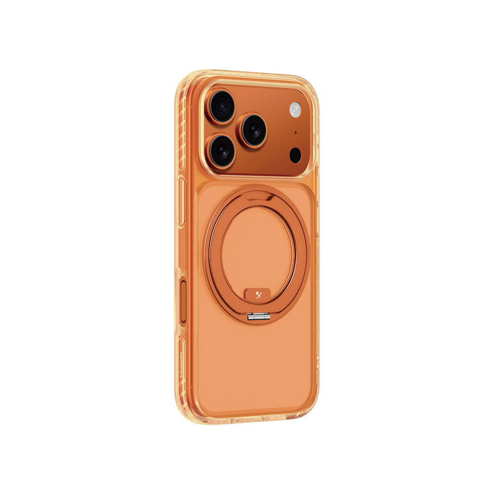 AmazingThing Titan Pro Spin case til iPhone 17 Pro Max kompatibel med MagSafe - orange