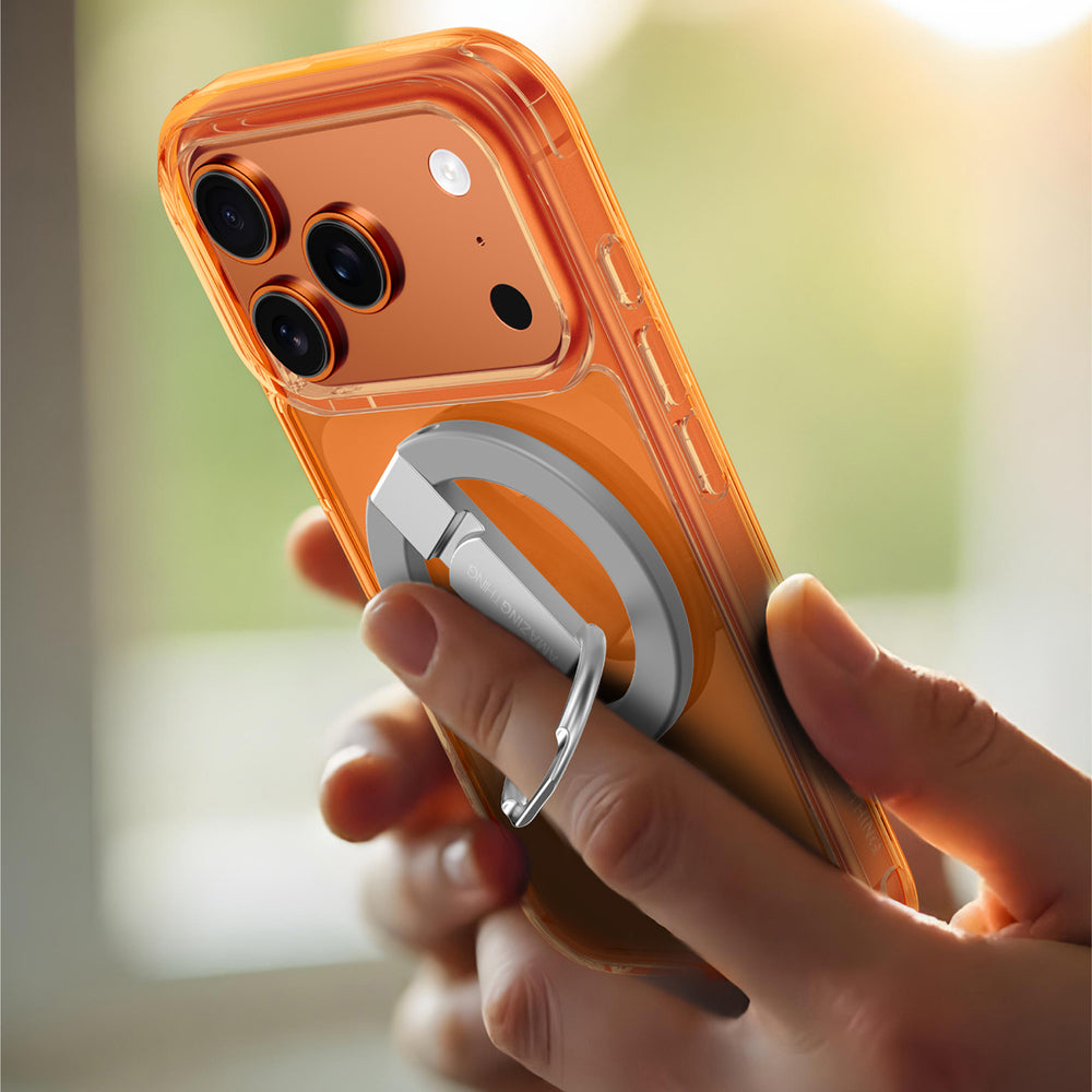 AmazingThing Minimal case for iPhone 17 Pro, compatible with MagSafe - orange
