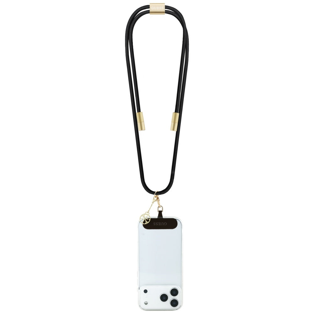 Guess CBDY 4G Charm USB-C / USB-C-kabel 150 cm - sort